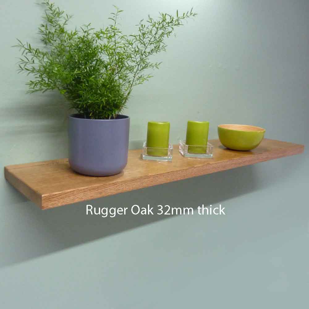 Rugger Oak Floating Shelf