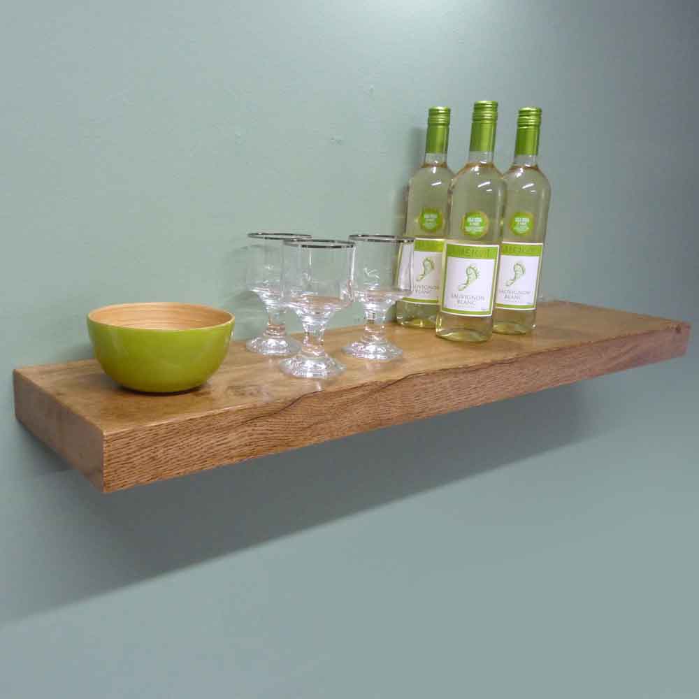 45mm Rugger Oak floating shelf